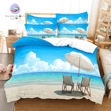 Housse de Couette Plage Sable